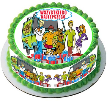 Opłatek NA TORT SCOOBY DOO DEKORACJA