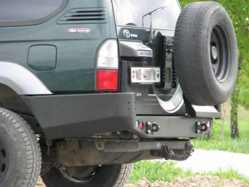 ЗАДНИЙ БАМПЕР LAND CRUISER 95 СТАЛЬ МЕТАЛЛ