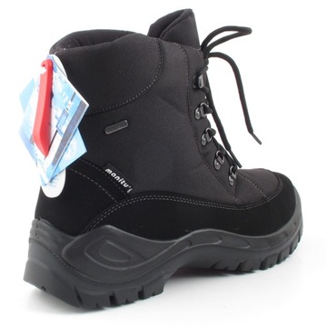 MANITU 670587 зимние ботинки RAKI POLARTEX черные, размер 46