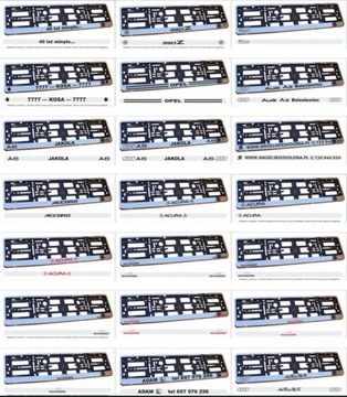 ХРОМИРОВАННАЯ РАМКА НОМЕРНОГО ЗНАКА С ИНСТРУКЦИЕЙ