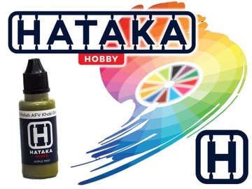 HATAKA (A) (RED) FARBY MODELARSKIE AKRYLOWE 17ml !