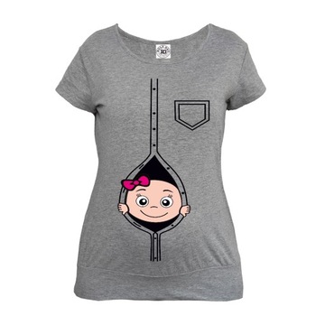 ŚMIESZNA KOSZULKA CIĄŻOWA CIĄŻOWE WZORY BABY52