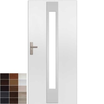 SKRZYDŁO STEELTHERM GŁADKIE SZYBA 80 101MM PASYWNE