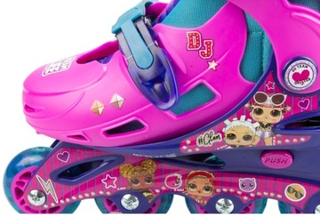РОЛИКОВЫЕ КОНЬКИ LOL SURPRISE РЕГУЛИРУЕМЫЕ КОНЬКИ 34 37 MGA