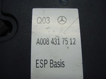 ABS ESP MERCEDES W246 W176 A0084317512 0265242214