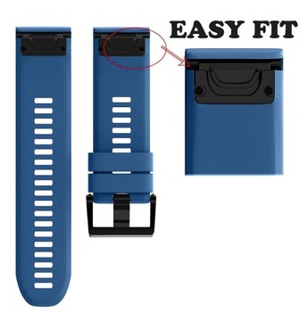 СИНИЙ ремешок Garmin FENIX 7S с сапфировым стеклом и солнечной батареей