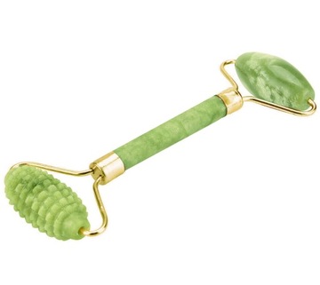 ЖАДЕИТОВЫЙ РОЛИКОВЫЙ МАССАЖЕР ДЛЯ ЛИЦА 2в1 ГУА ША