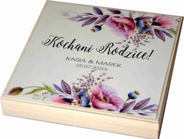 Zaproszenie ślubne dla rodziców w pudełku / 22