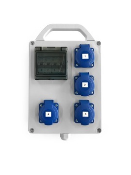 ROZDZIELNICA ELEKTRYCZNA GOTOWA GNIAZDA 4x16A 230V