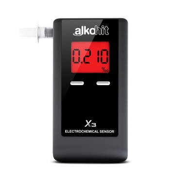 Алкотестер Alkohit X3 Цифровой алюминиевый чемодан