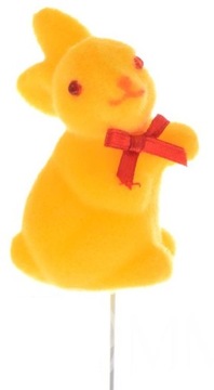 ZAJĄCZEK ŻÓŁTY SIEDZĄCY PIK 6CM ZAJĄC WIELKANOC