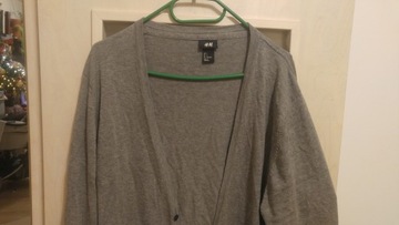 H&M Sweter kardigan szary L