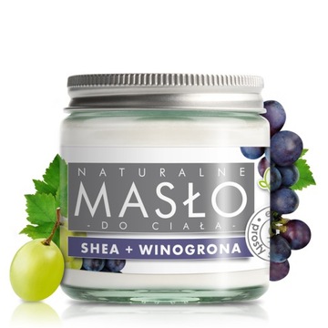 Masło do ciała 100% Naturalne WINOGRONOWE 120ml