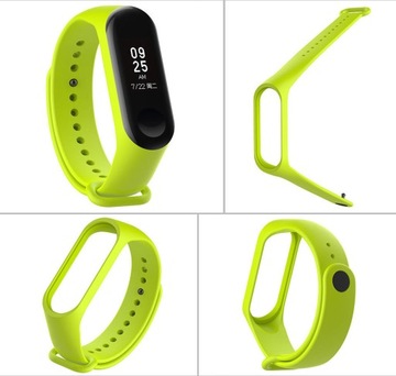 РЕМЕШОК XIAOMI MI BAND 3 4 ШТ. + ФОЛЬГА ДЛЯ ЖК-дисплея
