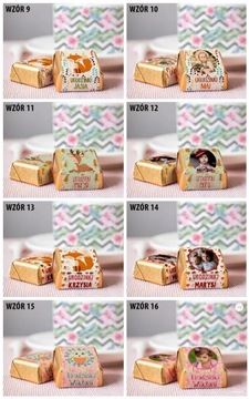 10 шт ФОТО Шоколадные конфеты Спасибо на День Рождения