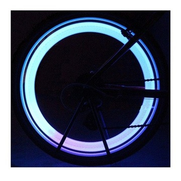 СВЕТОДИОДНАЯ ЛАМПА НА СПИЦАХ НАКЛЕЙКА ЦВЕТА КОЛЕСА ВЕЛОСИПЕДА