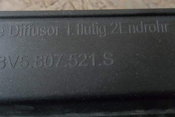 Spoiler dyfuzor tył AUDI A3 8V5 sedan LIFT S-LINE