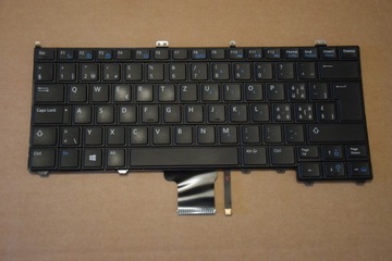 Klawiatura Dell Latitude E7240 Szwedzka LED