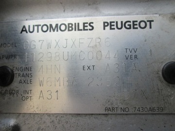 4007 MITSUBISHI OUTLANDER II REDUKTOR 2.2 HDI 4HN