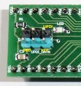 Atmega4809 na PCB z podstawką