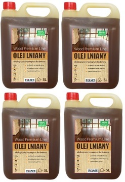 Olej lniany Impregnat drewna 20l