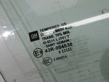 ОКНО ДВЕРИ ПЕРЕДНЕЙ СПРАВА, CADILLAC CTS I 2005 г.