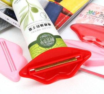 2шт Соковыжималка для зубной пасты КРЕМ ТЮБИК РОЗОВЫЙ