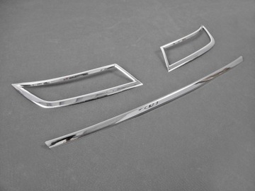 Накладки заднего диффузора Skoda Octavia 3 2013+