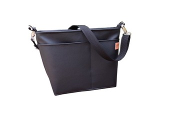 Вместительный органайзер для сумки для коляски с эко-крючками.