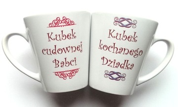 2 Kubki LATTE DLA DZIADKÓW dzień babci dzień dziadka prezent