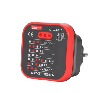T UT07A-EU MIE0270 Тестер розеток UNI-T
