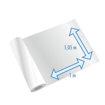 Фольга молочная МАТОВАЯ Ikonos Silver 1,05 х 1 м