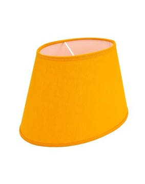 Klosz Abażur Elipsa PCV Pomarańczowy 16x25x17 cm