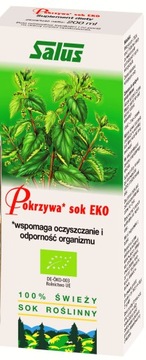 POKRZYWA SOK BIO 200ML / SALUS