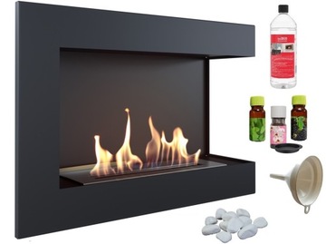 BIOKOMINEK narożny DELTA prawa 700 TUV AROMA