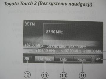 TOYOTA Touch 2 с навигационным экраном Go, инструкция