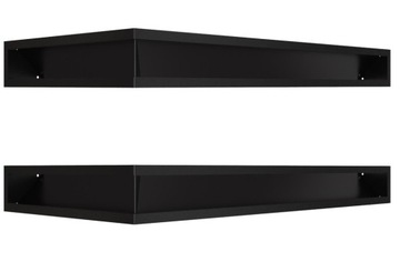KRATKA kominkowa narożna LUFT 80x40x9 czarna 2 szt wlot wylot metalowa