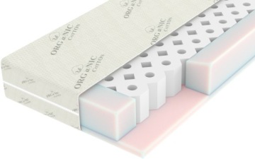 Оксамит Матрац для ліжечка 120x60x14 Клей Водний H3
