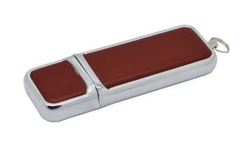 Кожаный флэш-накопитель USB 3.0 32 ГБ + гравировка + коробка