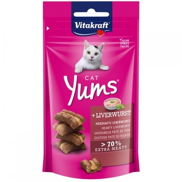 Vitakraft Cat YUMS LIVERWURST Wątróbka 40g