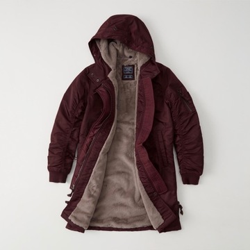 Parka Damska ABERCROMBIE Hollister Jesień Zima XL