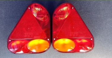 ЗАДНИЙ ФОНАРЬ прицеп LAWETA Rydwan ft77 TRIANGULAR