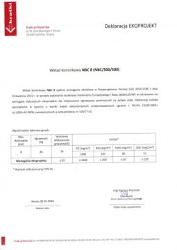 КАМИННАЯ ВСТАВКА 3 стекла NBC 8 500X500 ECO гильотина