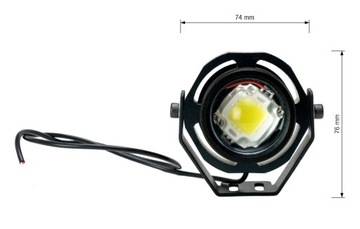 Галогенная светодиодная стробоскопа COB 10 Вт оранжевого цвета