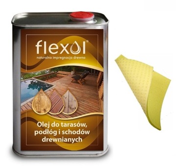 OLEJ DO TARASÓW PODŁÓG SCHODÓW DREWNIANYCH 1 LITR