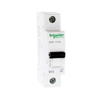 Автоматический выключатель B 10A 1P 6kA K60N-B10-1 A9K01110 SCHNEIDER ELECTRIC