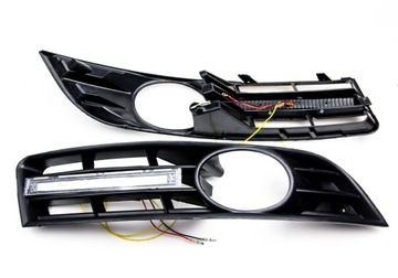 VW PASSAT B6 LED KIERUNKOWSKAZY+DZIENNE KRATKI DRL