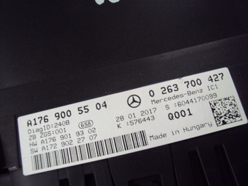СЧЕТЧИК ЧАСОВ MERCEDES A-CLASS W176 A1769005504
