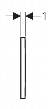 Przycisk spłukujący do Geberit Omega30 115.080.kj.1