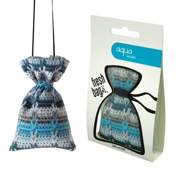 Zapach samochodowy FRESH BAGS WOOL - Aqua